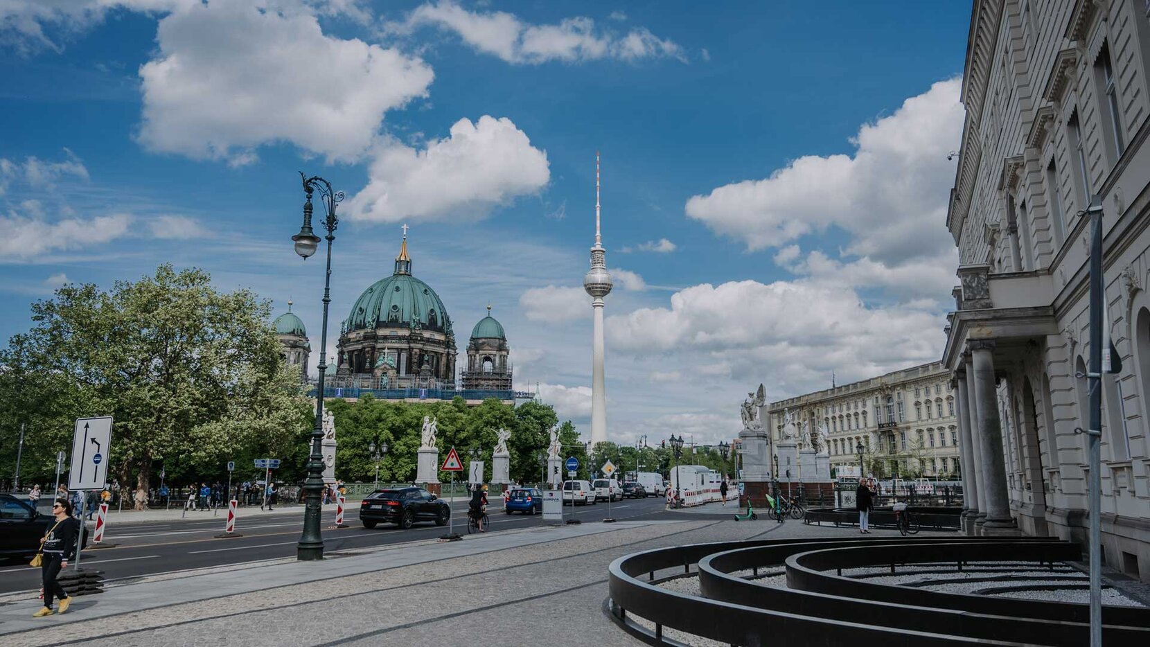 Berliner Dom und Blick auf den Fernsehturm, Brain City Berlin