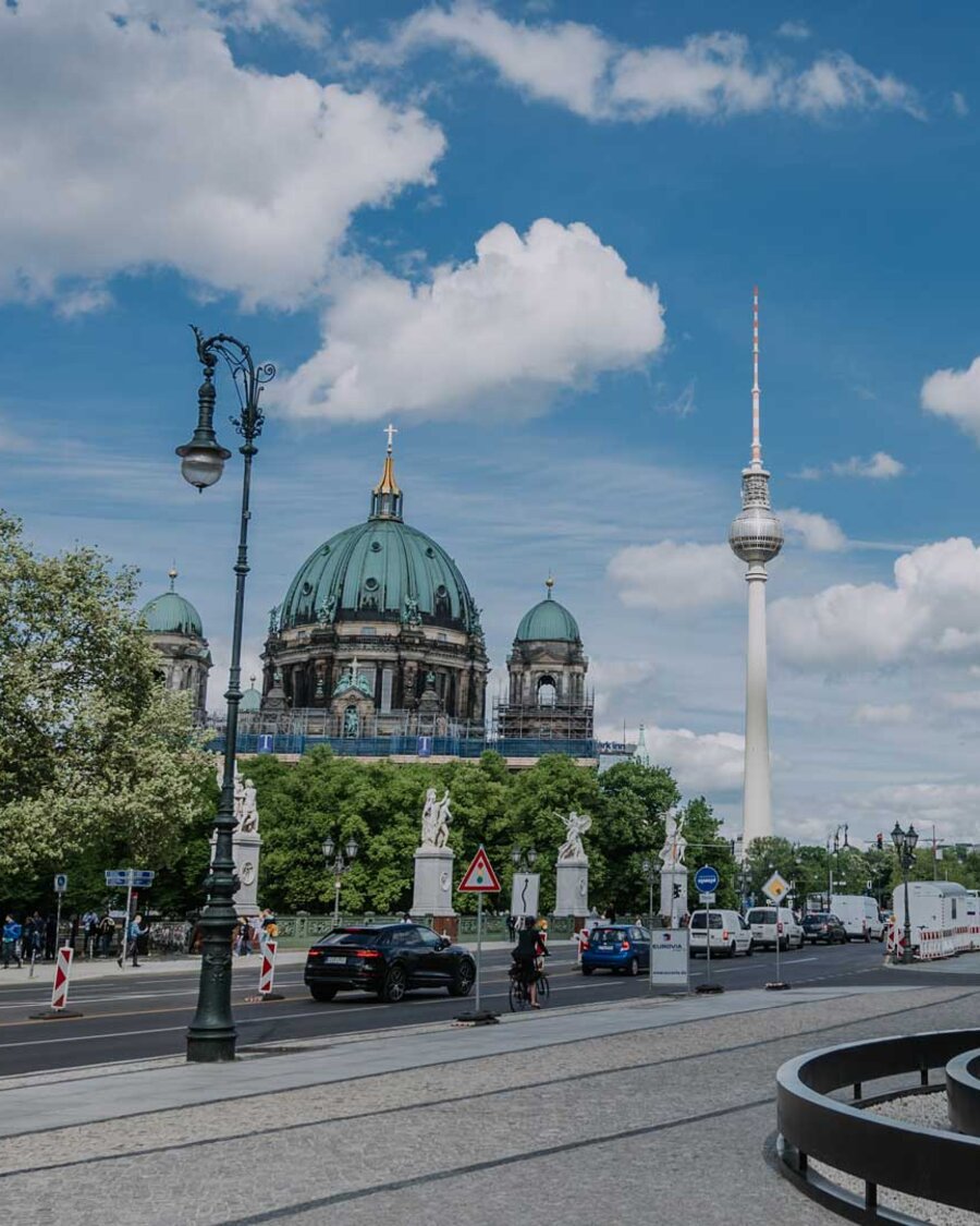 Berliner Dom und Blick auf den Fernsehturm, Brain City Berlin