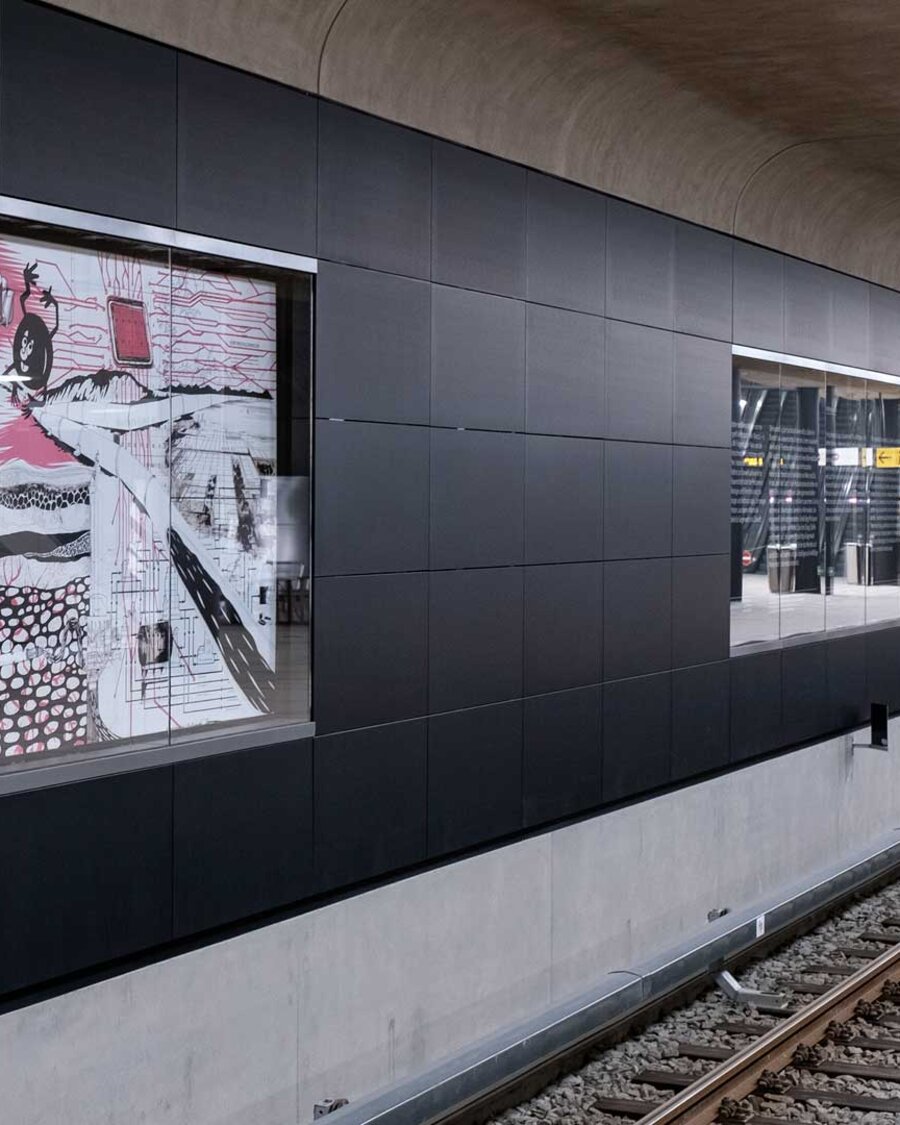 "Wissenschaftsbahnhof", Nele Brönner, Brain City Berlin