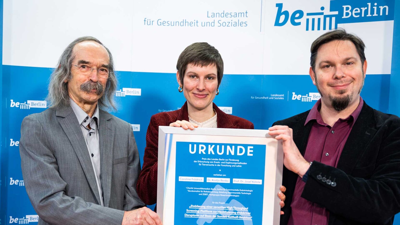 Dr. Kostja Renko/Bundesinstitut für Risikobewertung, Caroline Frädrich/Charité–Universitätsmedizin Berlin, Prof. Dr. Josef Köhrle/Charité–Universitätsmedizin Berlin